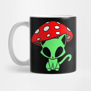 Alien Cat Mushie Mug